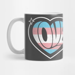 Trans Love Heart Mug